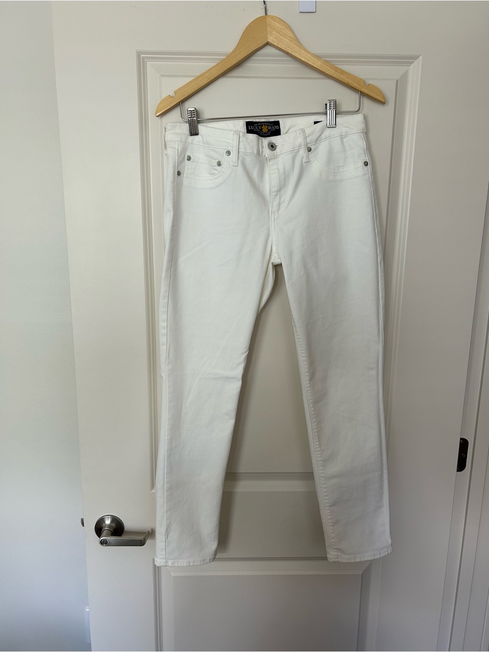 Lucky Brand Women's White Skinny Jeans